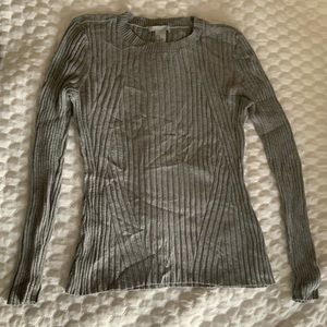 Ribbed long sleeve